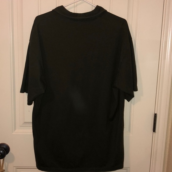 Towncraft Collared Buttoned Down Short Sleeve Olive Green Polo Top Size Large - Picture 4 of 4